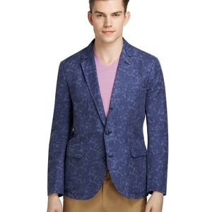 BROOKS BROTHERS Red Fleece Paisley Blazer Size L